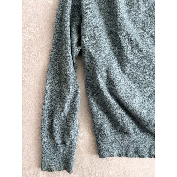 BANANA REPUBLIC XL Cotton Cashmere Crewneck Gray Lightweight Sweater Pullover - Picture 7 of 9